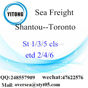 Consolidación de LCL de Shantou Port a Toronto